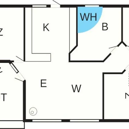度假居 6 Person In Ulfborg-by Traum Fjand Gårde